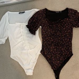 Two nasty gal body suits